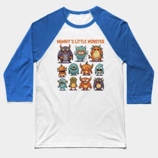 mummy´s little monster halloween Baseball T-Shirt